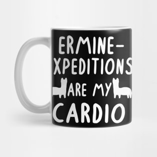 Ferret women cardio sport ermine design Mug